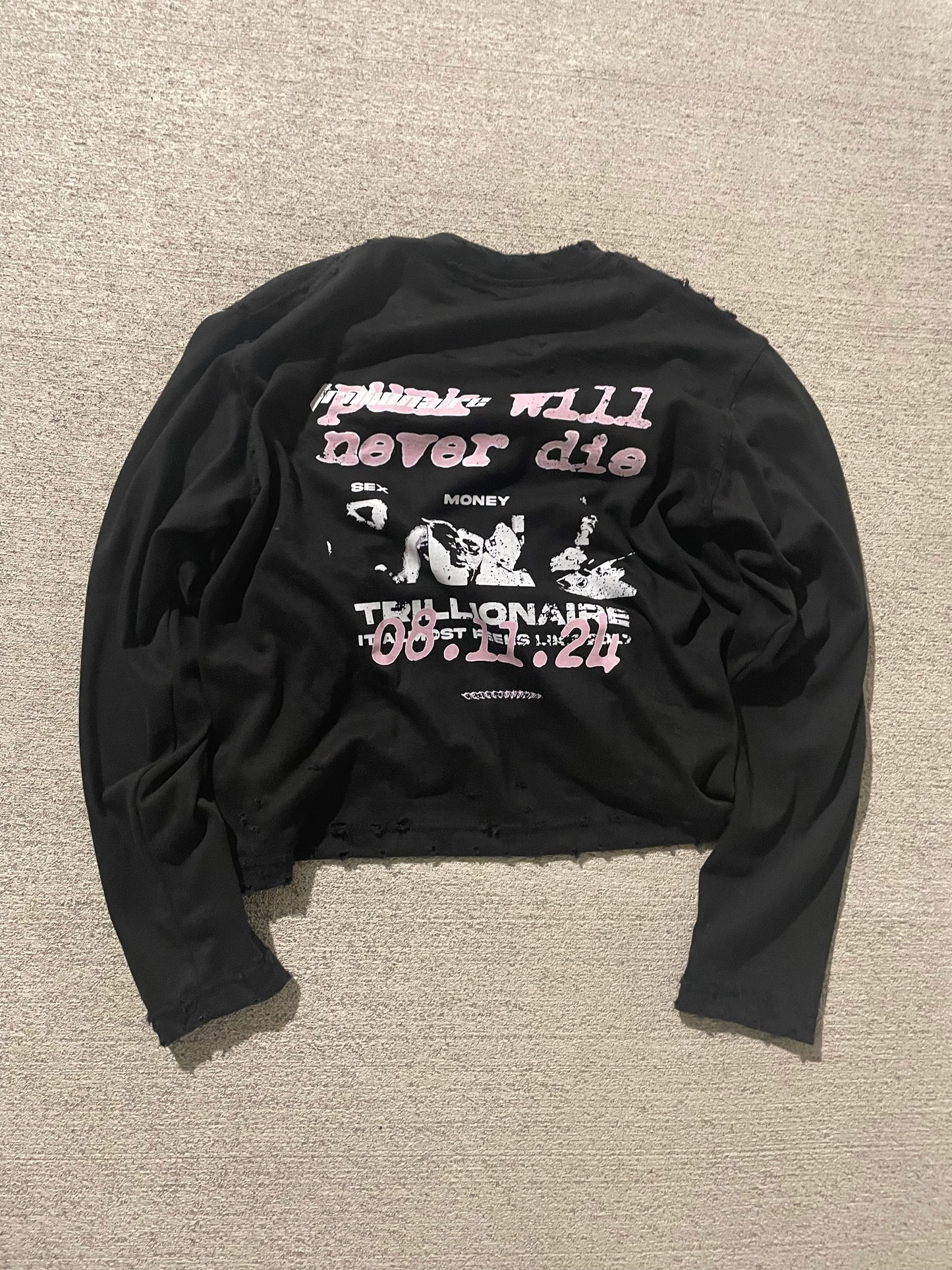 PUNK LONGSLEEVE (DISTRESSED)