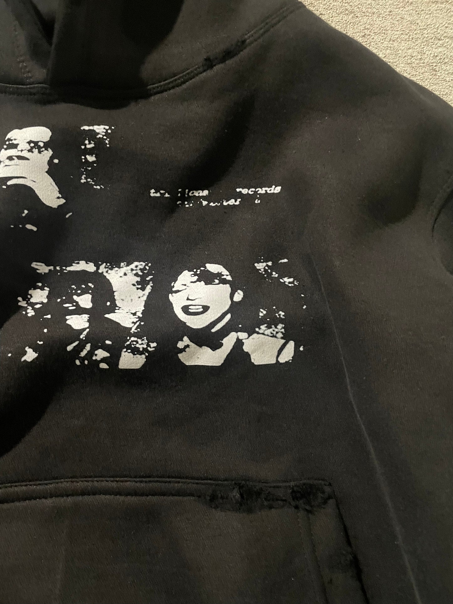 LOVE KILLS HOODIE (DISTRESSED)