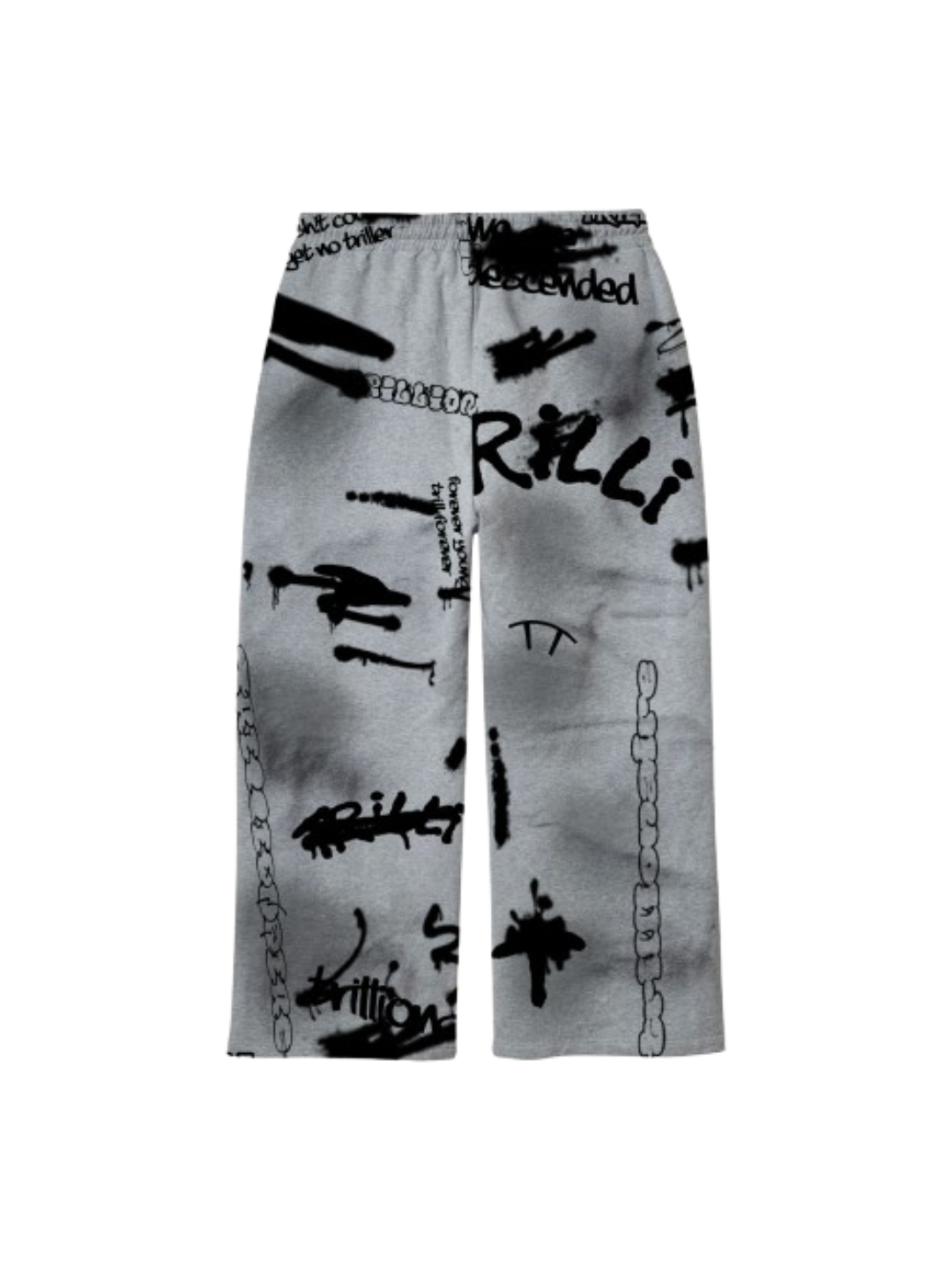 METAL SWEATPANTS (DISTRESSED)